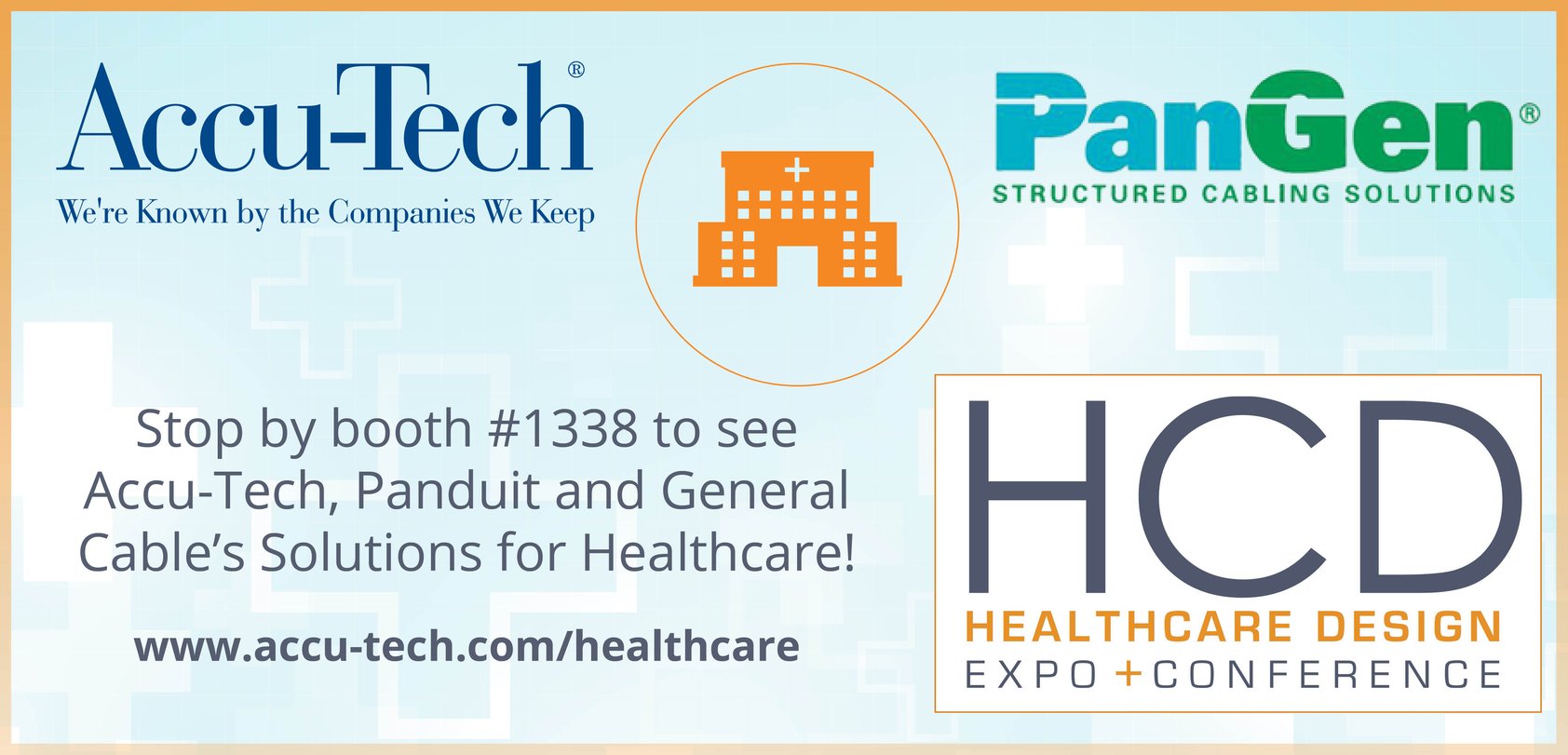 AccuTech is Attending the Healthcare Design Expo & Conference (HCD)